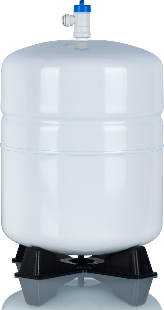 5 litrowy pojemnik w kolorze białym z przyłączem wody